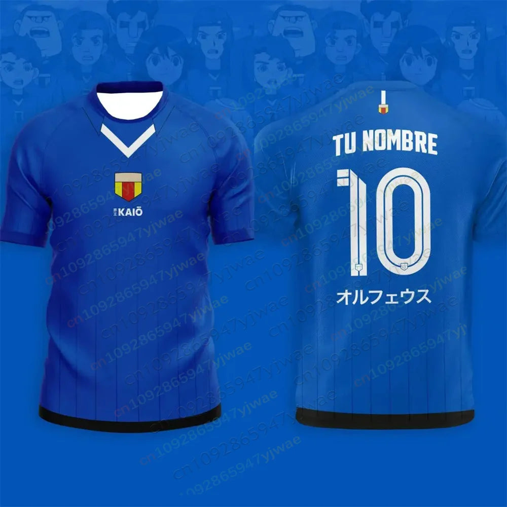 Kid's Football Jersey Japanese Animation T-shirt Inazuma Eleven  Short-sleeved Summer Outdoor Training Sports Tee Adult T-shirt