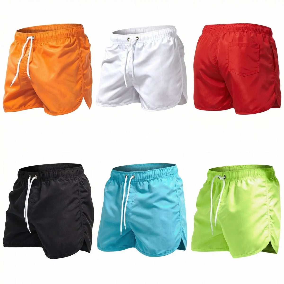 Shorts For Mens 2025 Summer Men's Swimwear Shorts Brand Beachwear Sexy Swim Trunks Men Swimsuits Low Waist Breathable Beach Wear
