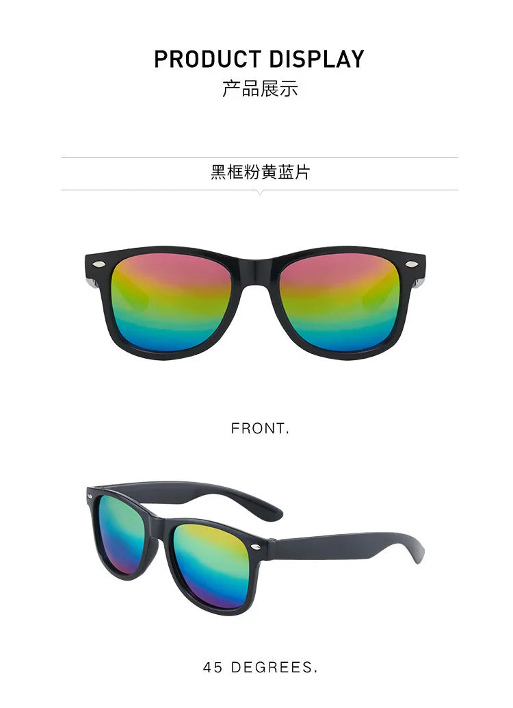 Eyewear Kid Sunglasses Boys Girls Baby Rice Staple Sunglasses Cute Colored Sunglasses Children T155