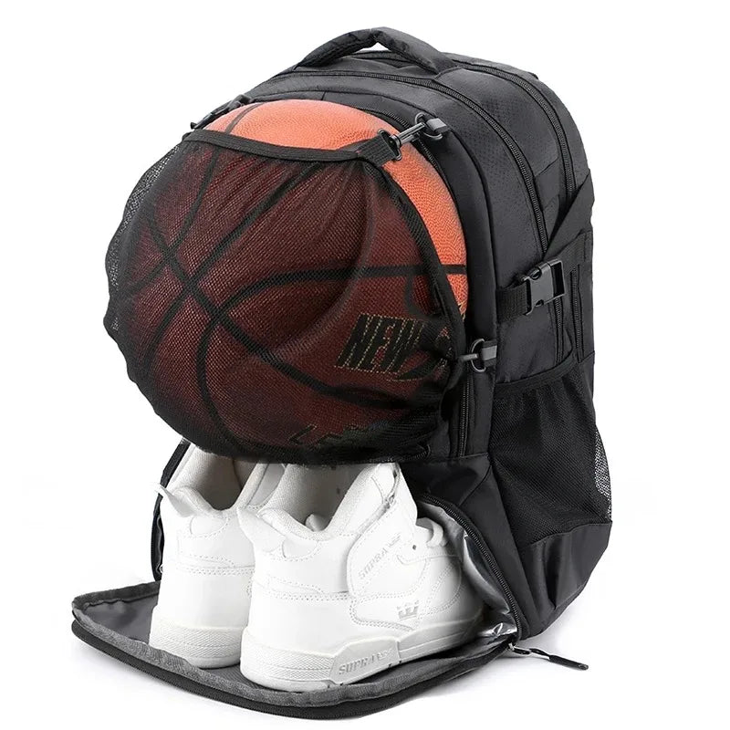 Basketball Backpack Large Sports Equipment Bag with Ball Holder & Shoe Compartment Sport Bags for Soccer, Volleyball,Gym, School