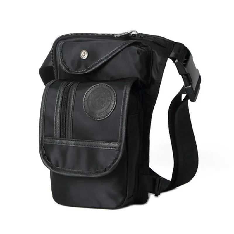 Men's Canvas Drop Leg Bag Motorcycle Multi-purpose Messenger Shoulder Bags High Quality Belt Hip Bum Waist Fanny Pack