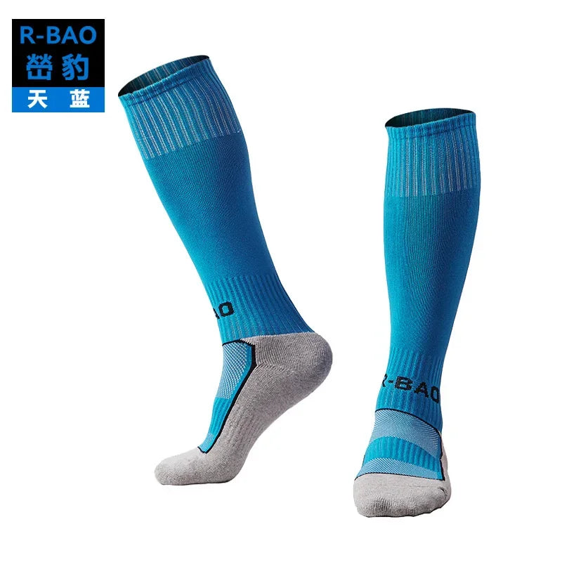 Kids Soccer Socks Boys Girls Knee High Long Sport Compression Football Socks Youth Big Children 3-7 8-13 Years Old