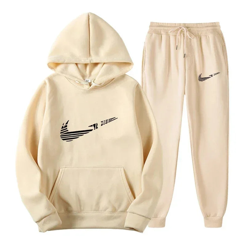 A versatile multi-functional sportswear suitable for both men and women, featuring a hooded sweatshirt, suitable for outdoor tra