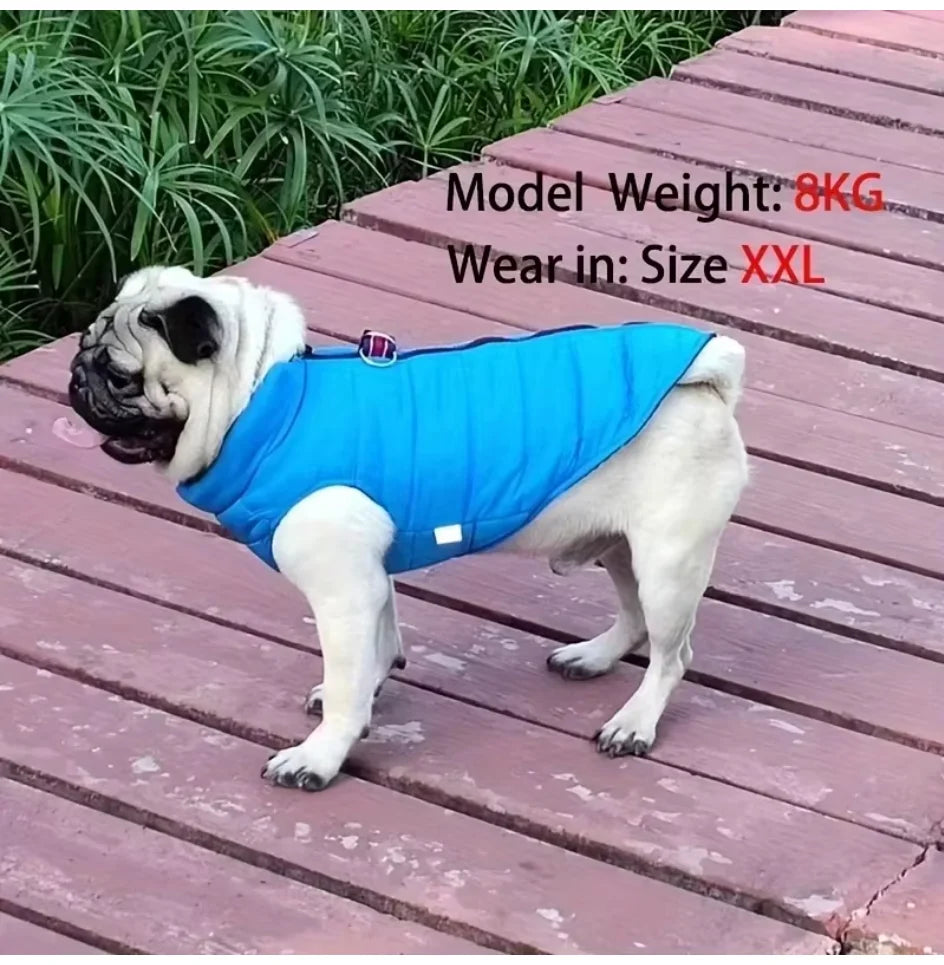 Winter Warm Pet Clothes For Small Dogs Windproof Pet Dog Coat Jacket Padded Clothing for Yorkie Chihuahua Puppy Cat Outfit Vest