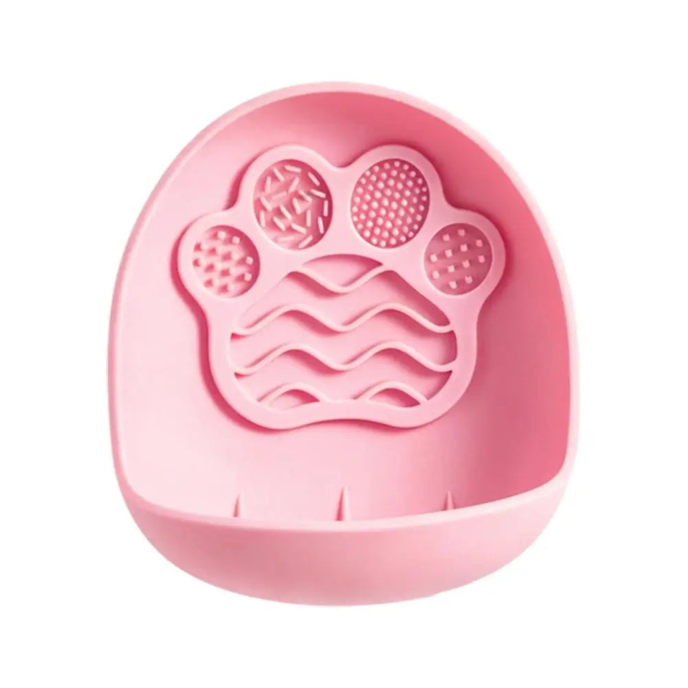 Dog Pet Lick Mat with Suction Cup, Slow Feeder Bowl for Dogs & Cats, Silicone Feeding Mat Plate for Wet & Dry Food, Pet Supplies