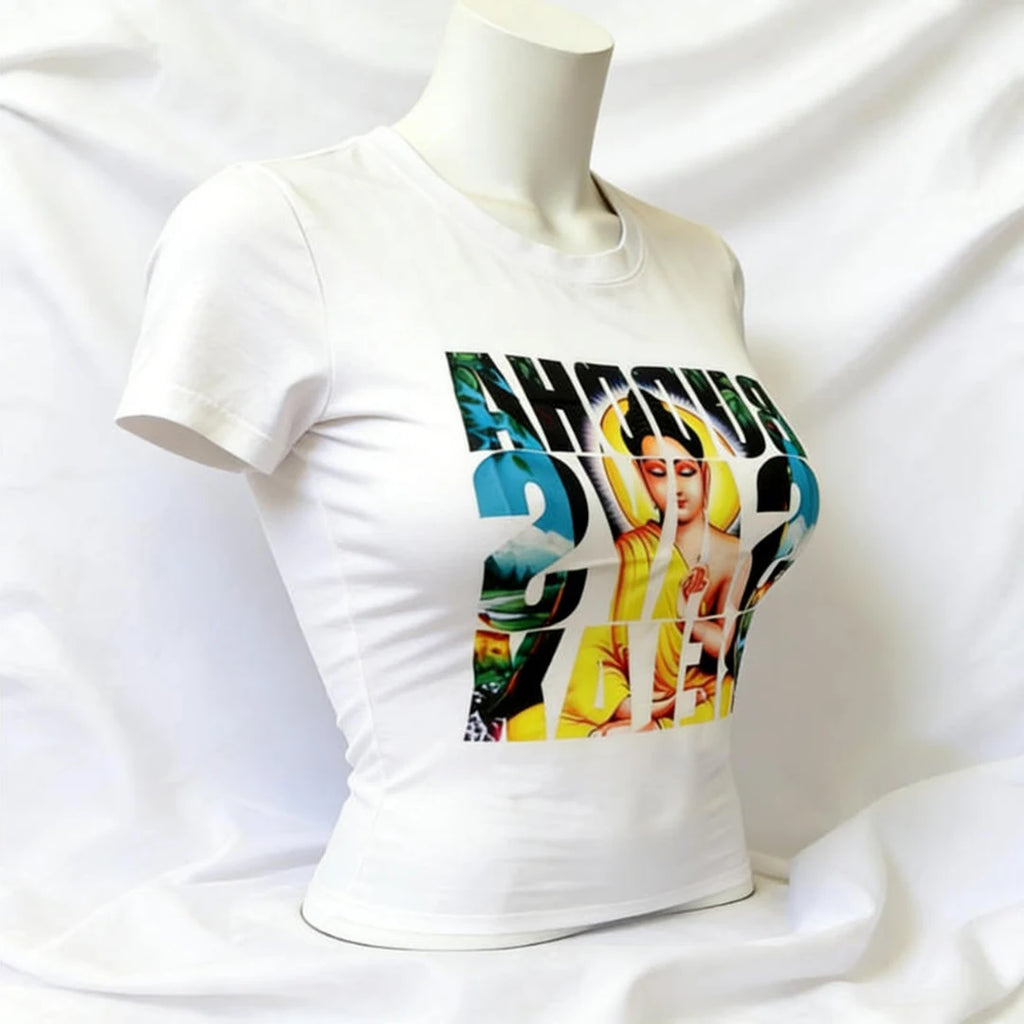 Cute Girls Tees Tops Aesthetic Graphic Tees Tops Y2k Style Women Clothing Streetwear Harajuku Printing Sexy T-shirts Summer 90s