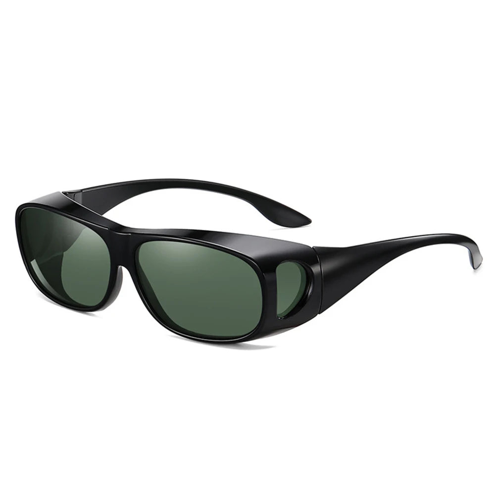 Sunglasses Fit Over Glasses for Men Women, Wrap-Around Glasses UV400 Protection for Driving and Outdoor