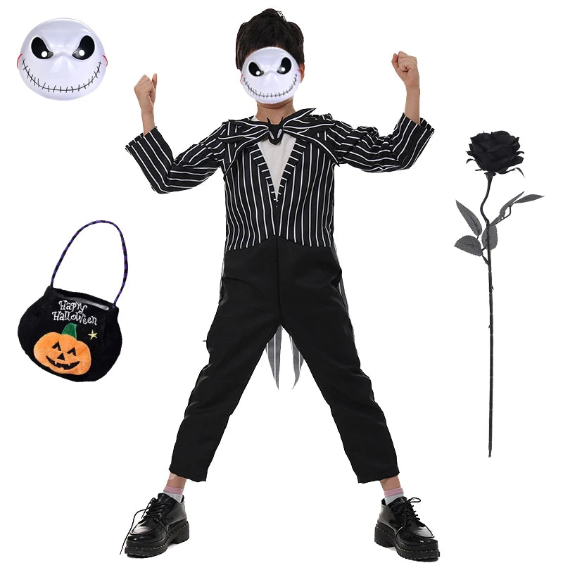 Kids Girls Tutu Dresss Halloween Cosplay Costume Carnival Party Boy Costume Witch Fancy Clothes Halloween Gifts for Children