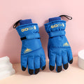 Winter Ski Gloves for Children Warm Thicken Gloves for Boys Girls Outdoor Sports Kids Skiing Riding Mittens Anti Slip