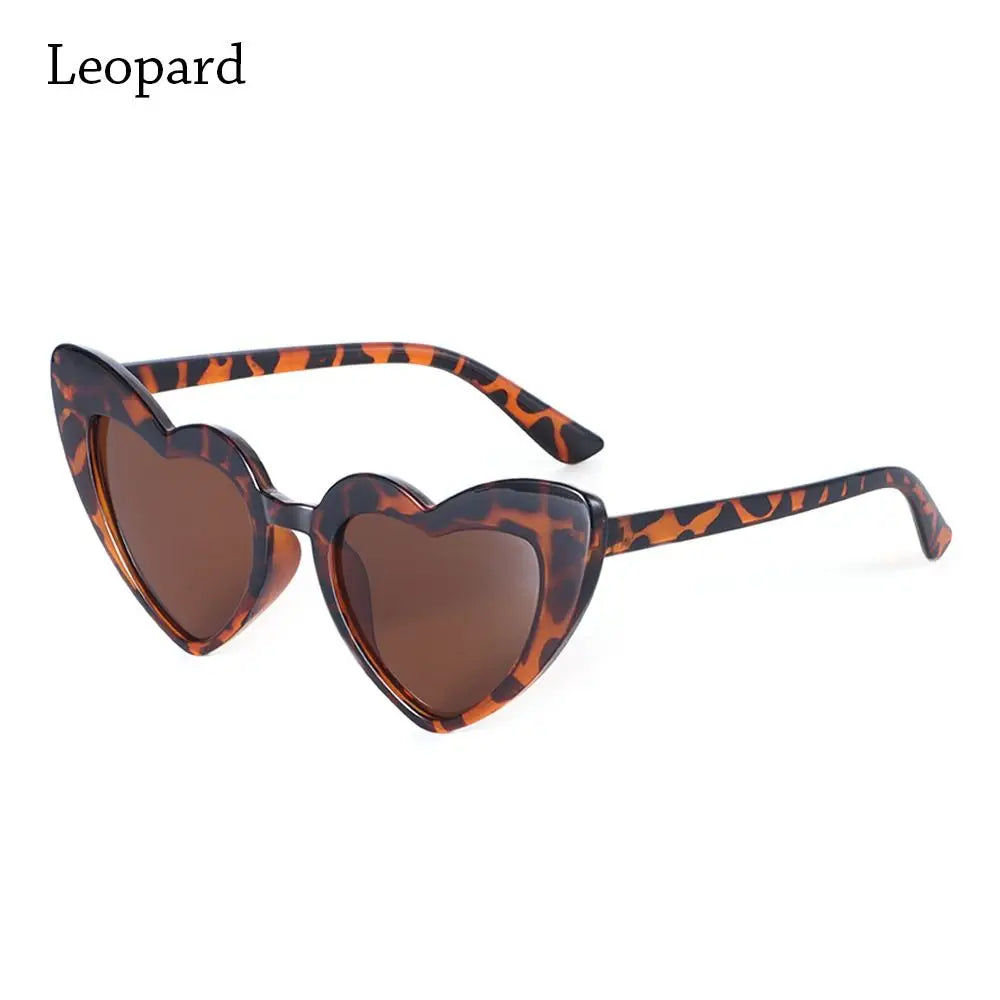 Kids Sunglasses Boy Girls Heart Shaped Sun Glasses Trendy All-Match Baby Sunglasses Children Fashion Shade Eyewear Oculos De Sol