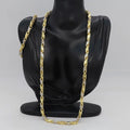 60cm High Quality Necklace 14K Gold Plated Jewelery for Men and Women Chain with Hand Chain Bracelet