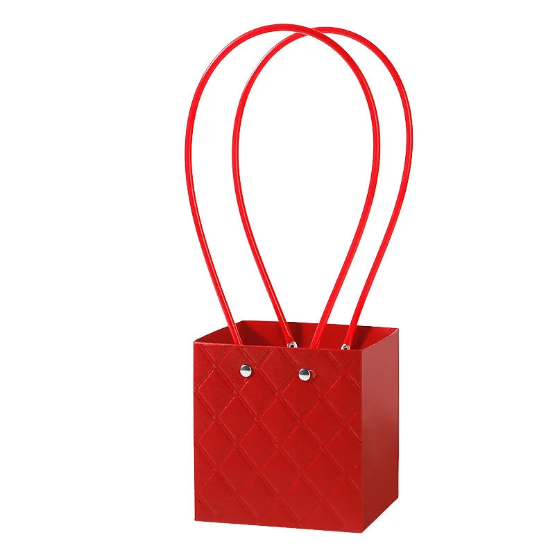 Flower Tote Bag Portable Foldable Long Lasting Universal Present Packing Rose Flower Box Party Gift Box Wedding Valentine'S Day