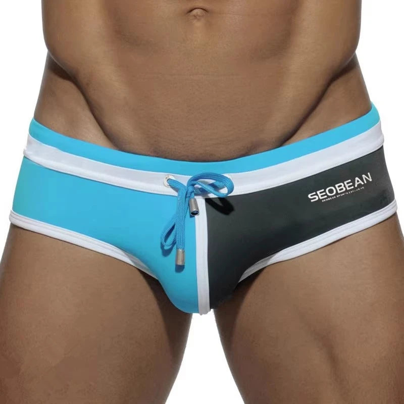 Men Swimwear Brazilian Traditional Cut Swimsuits Swim Bikini Surf Boxer Briefs Board Shorts Trunks