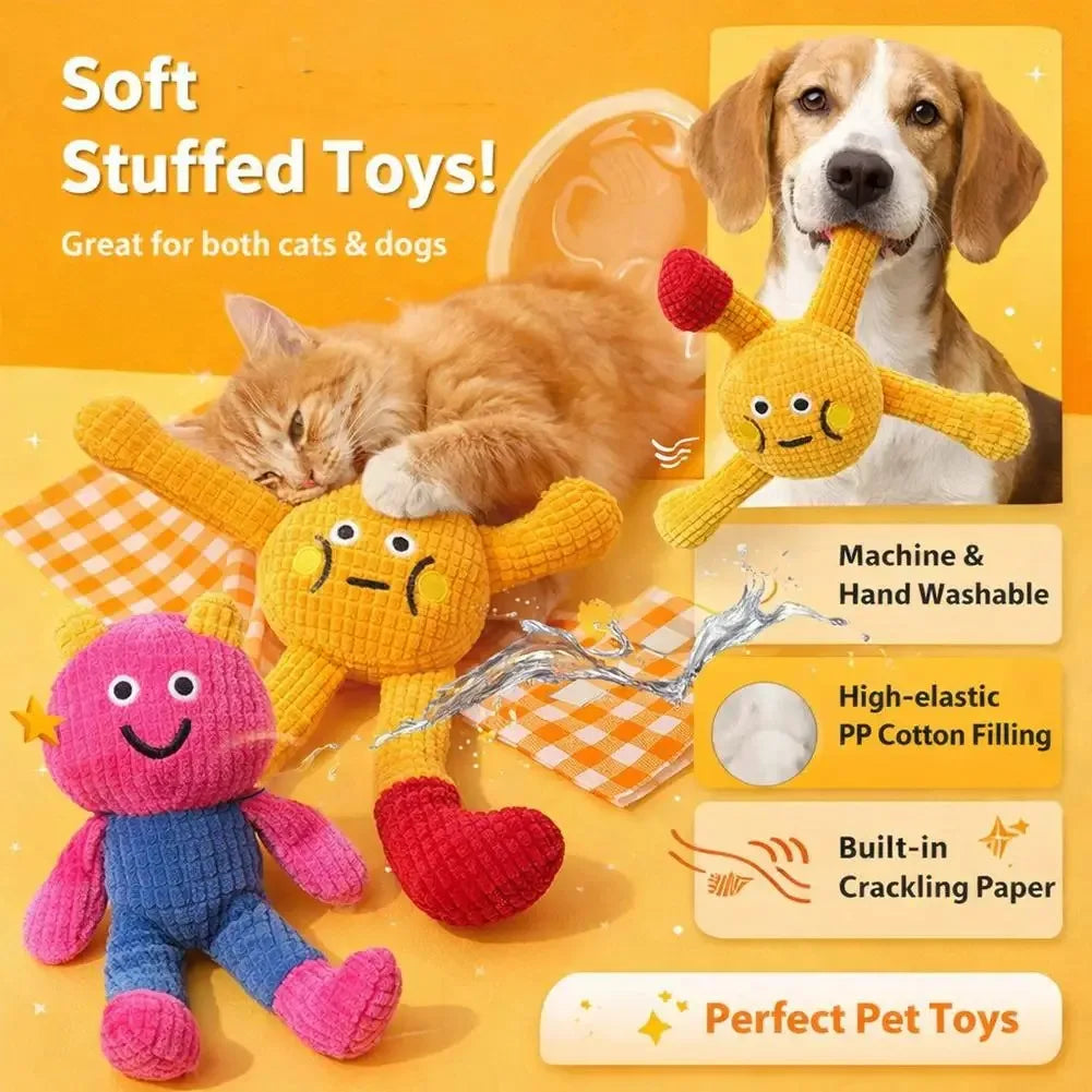 Pet Toys for Cats And Dogs Durable Waffle Cookie Chew Toys Amusing Entertaining Chew Toys for Kittens And Puppies