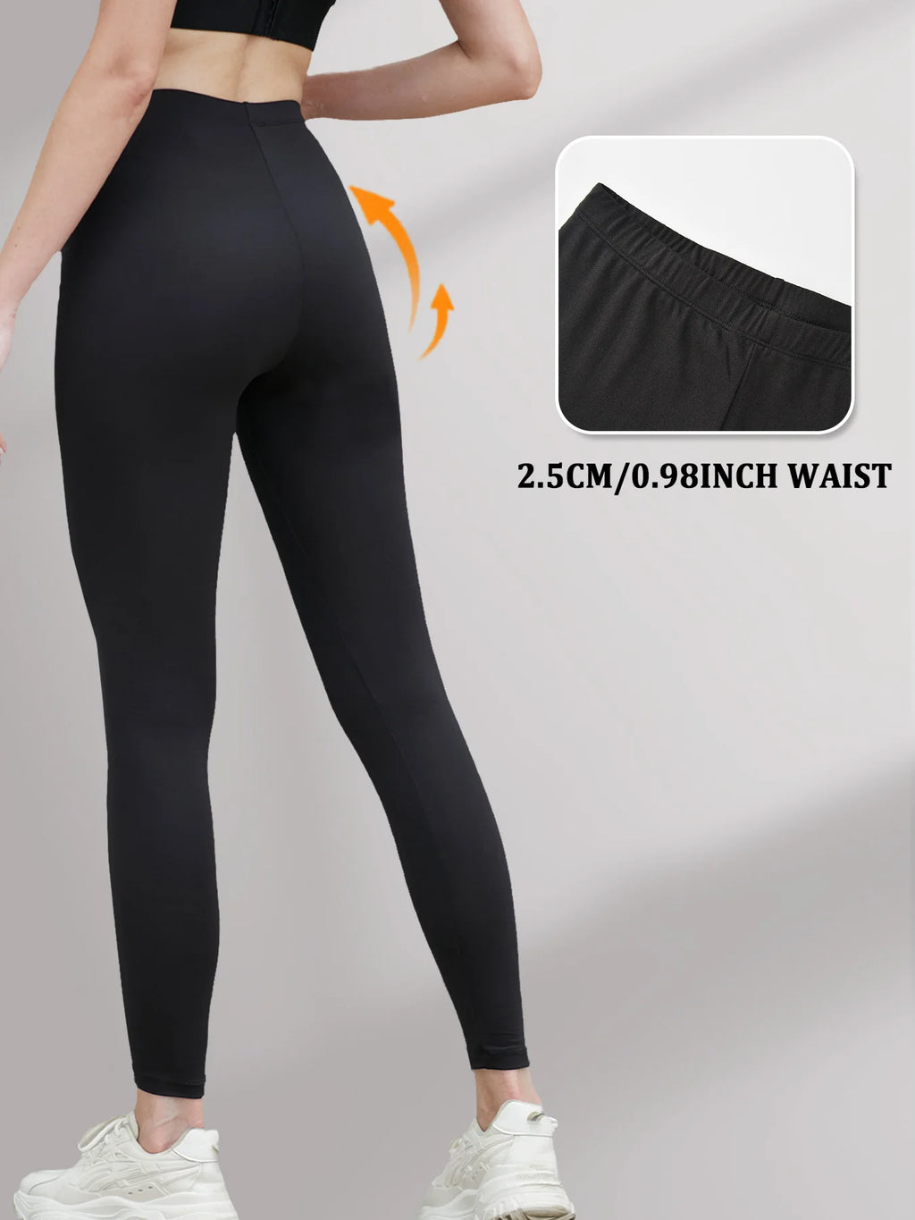Super Soft Leggings for Women - High Elasticity Tights for Yoga Running Workout Casual Wear