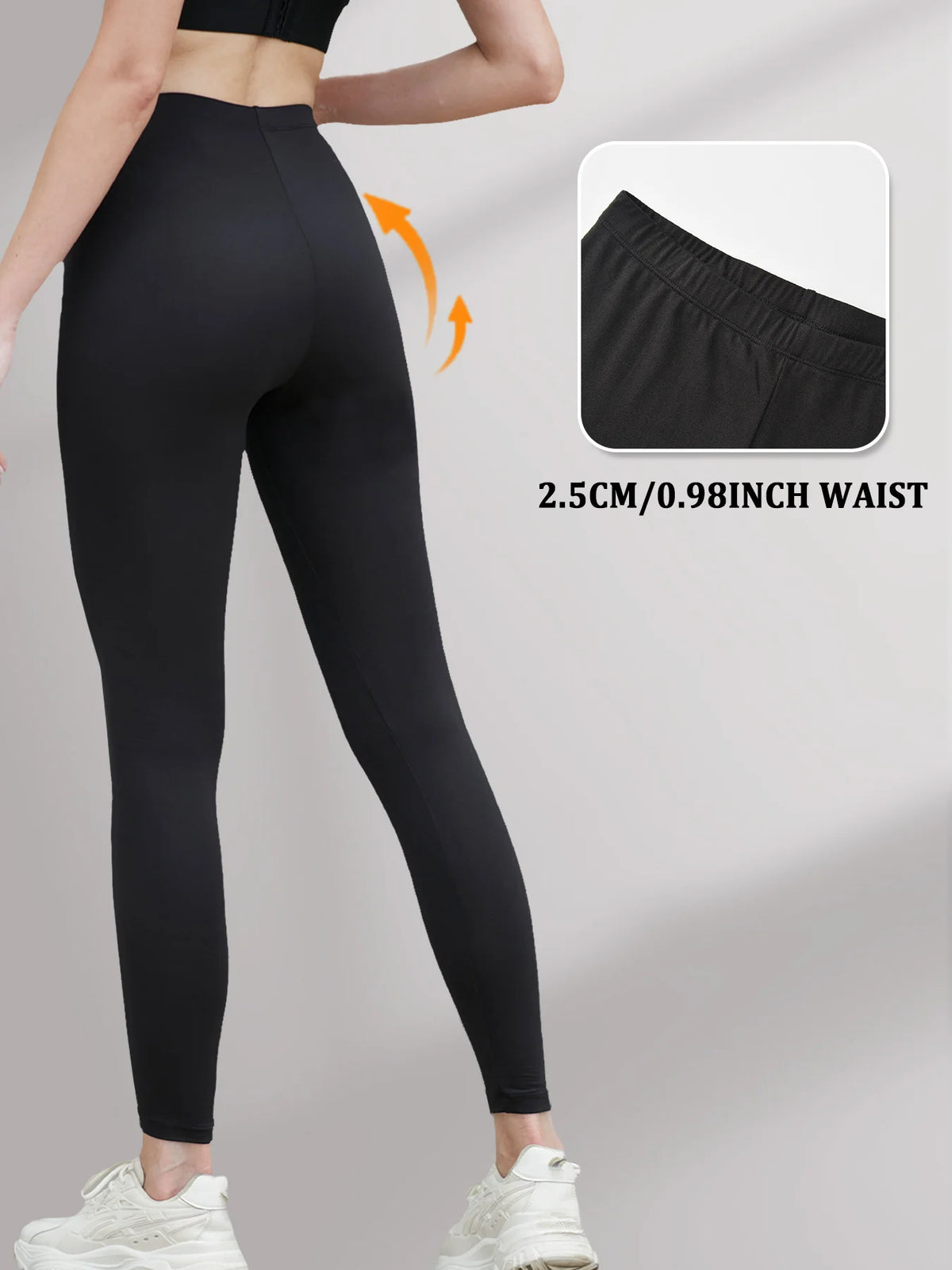 Super Soft Leggings for Women - High Elasticity Tights for Yoga Running Workout Casual Wear