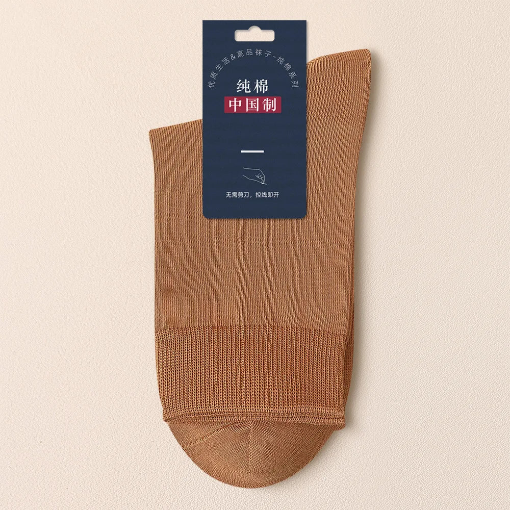 Sports Male Sock Winter Socks for Men Cotton Spring and Autumn Gift Solid Color Man Funny Long White Men's Short Cycling