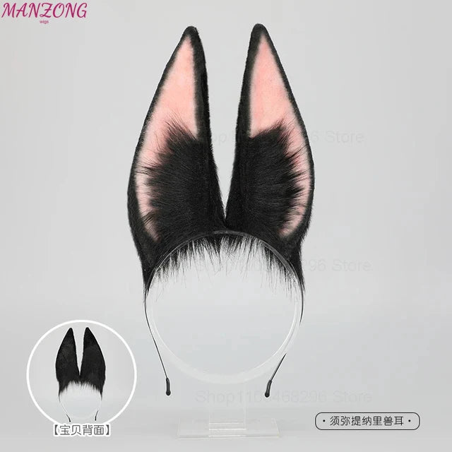 High Quality Game Impact Tighnari Cosplay Wig 30cm Heat Resistant Synthetic Hair Tighnari Women Wigs Halloween Party