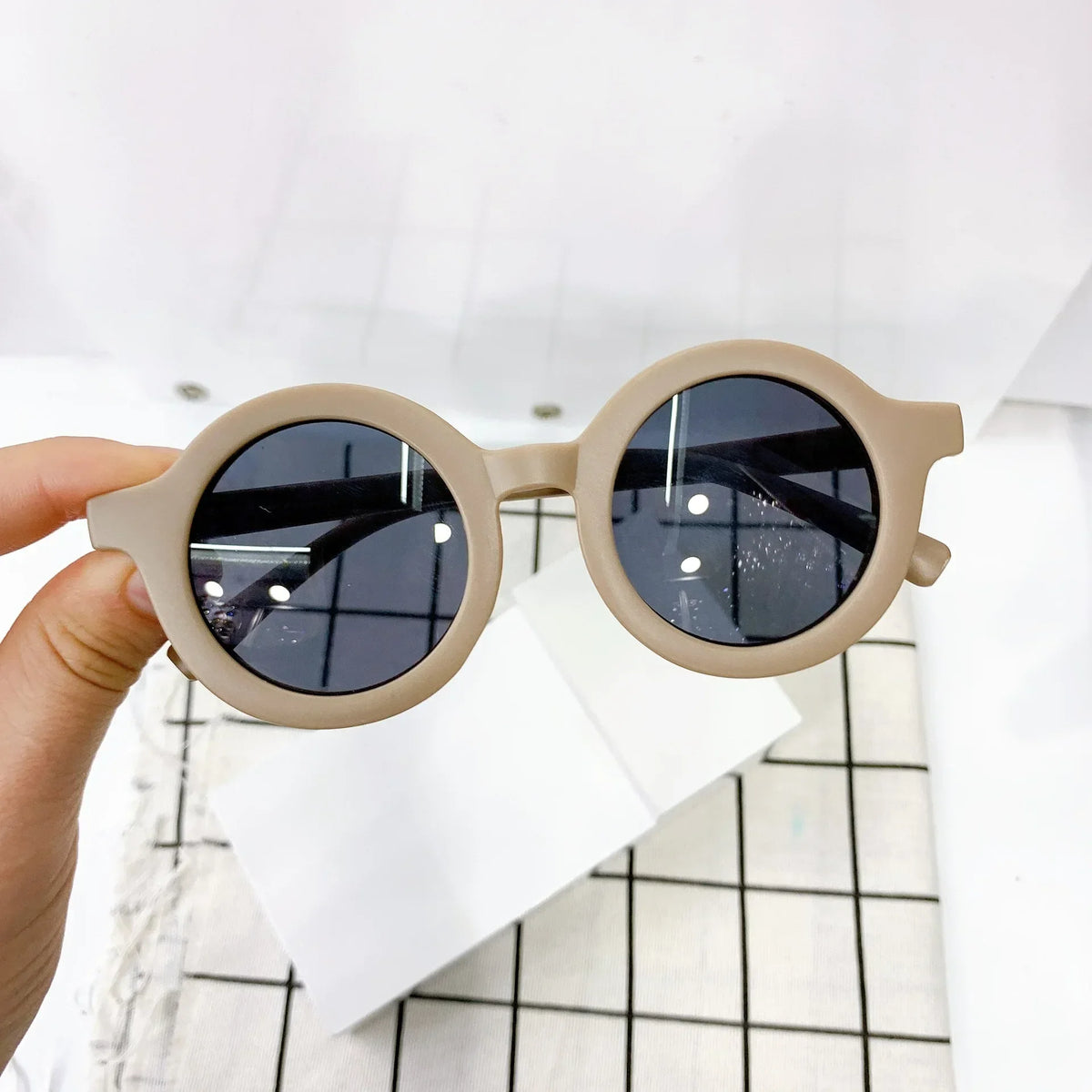 Fashion Cute Kids Sunglasses Parent Child Frosted Eyeglasses New 1-8Year Old Baby Decorative Sun Glasses Trendy Eyewear