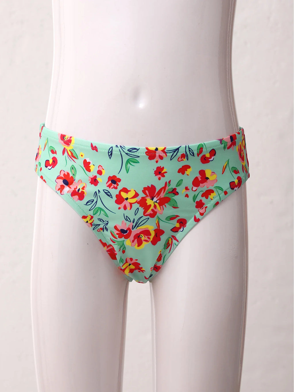 Kids Girls Swim Bikini Briefs Bottoms for Beach Pool Swimming Bathing Suit Stretch Panties Underwear Triangle Shorts Swimwear