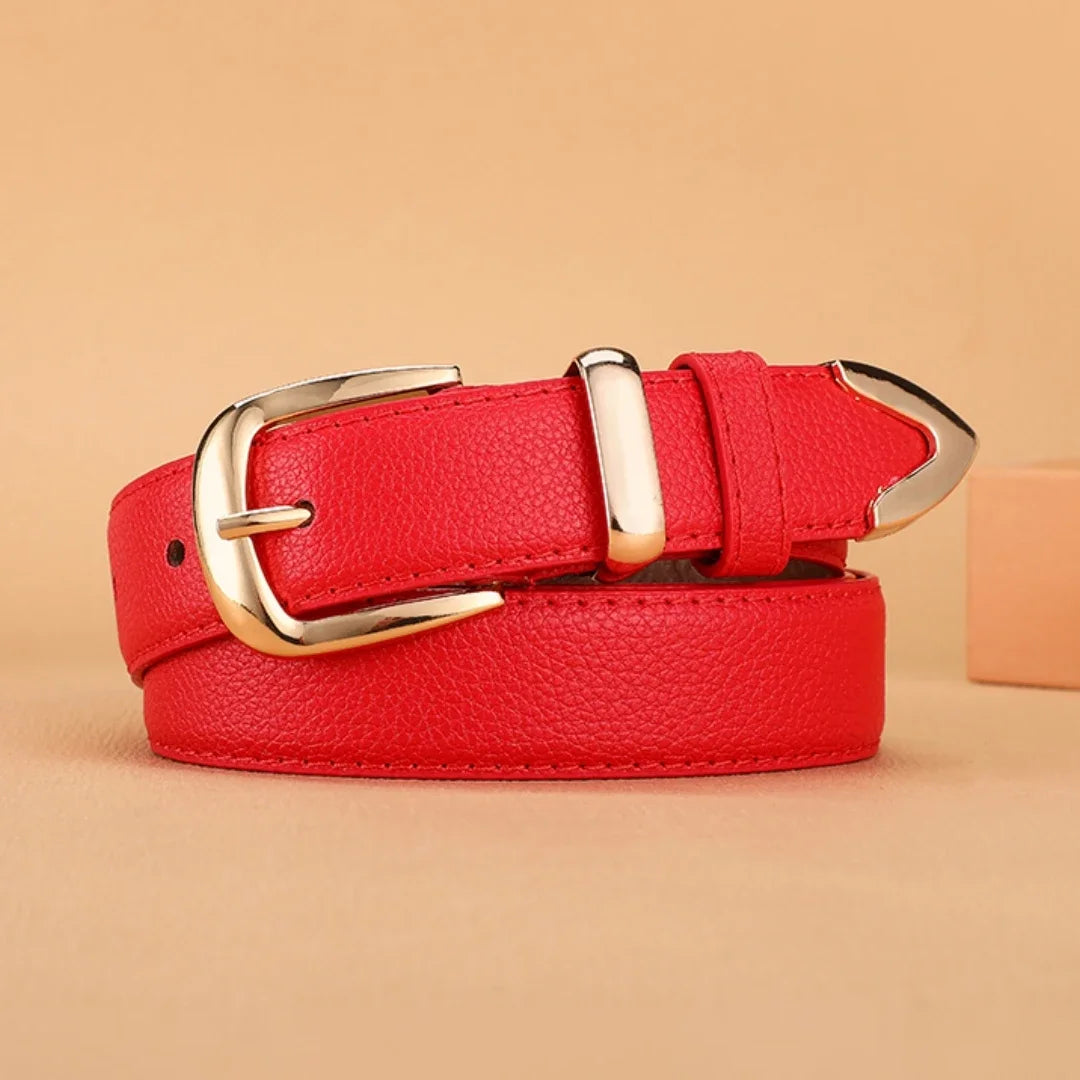 New Women Belts A Solid Color Casual, Retro and Elegant PU  Jeans and Coats Belt, Suitable for All Four Seasons Unisex Belts