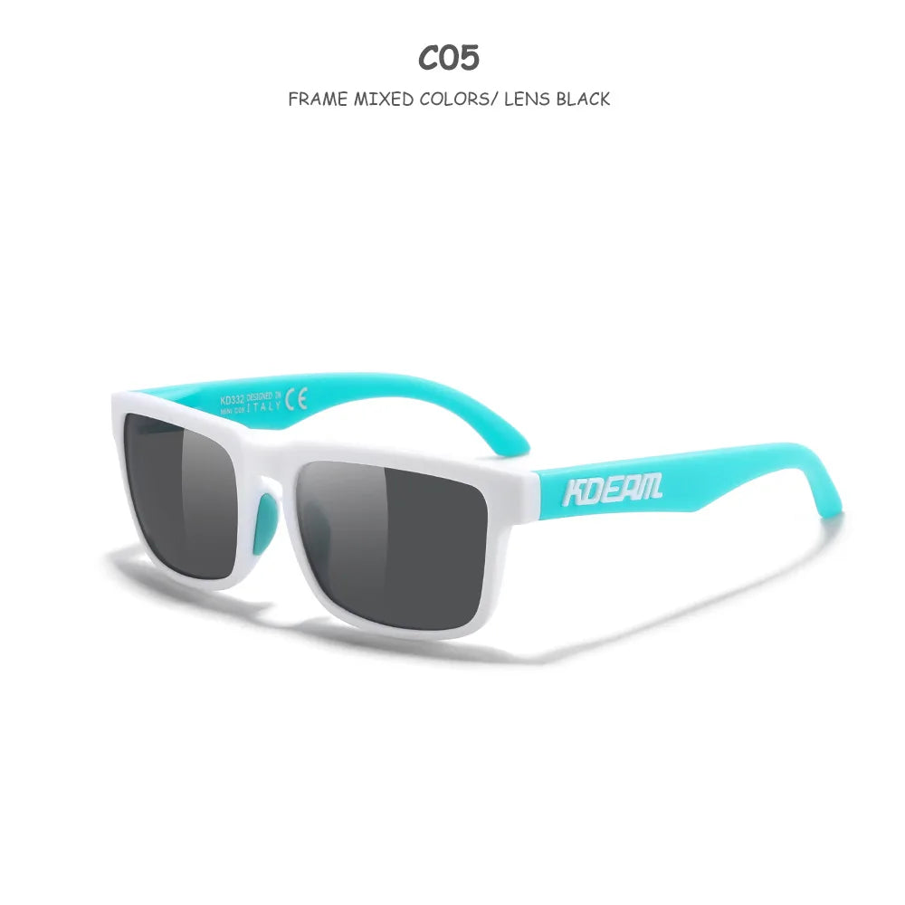 2025 Kids Sunglasses TR90 Lightweight Frame UV400 Protection Fashion Colors Unbreakable Boys Girls Accessories