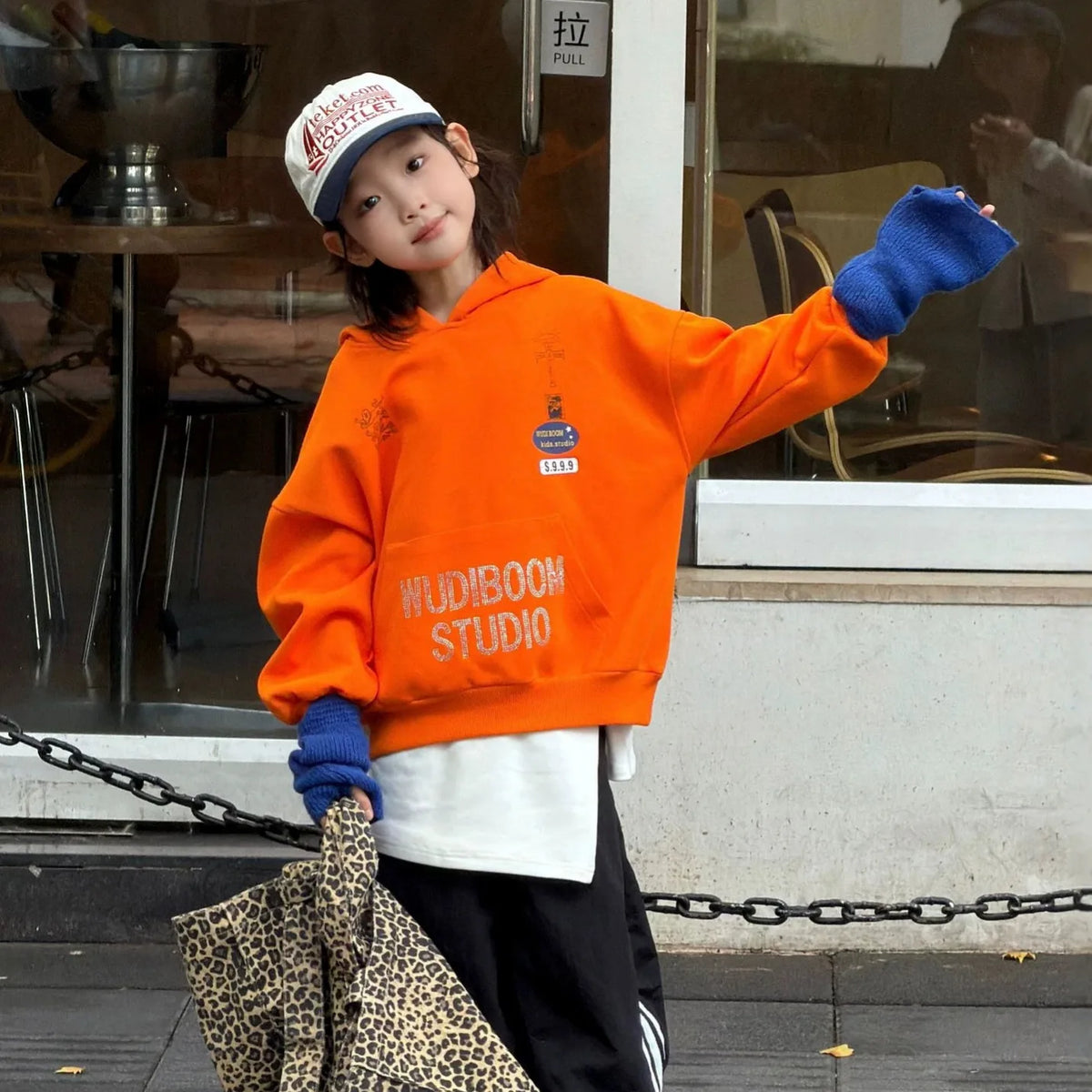 Children Clothes Kids Fashionable Hoodie Top 2026 Autumn New Hooded Sweatshirt Boys Solid Color Kids Casual Top