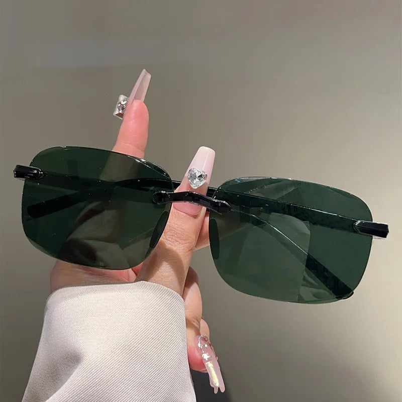 Sunglasses for Men High-end and Fashionable UV Resistant Sunglasses Frameless and Trimmed for Women Sunglasses