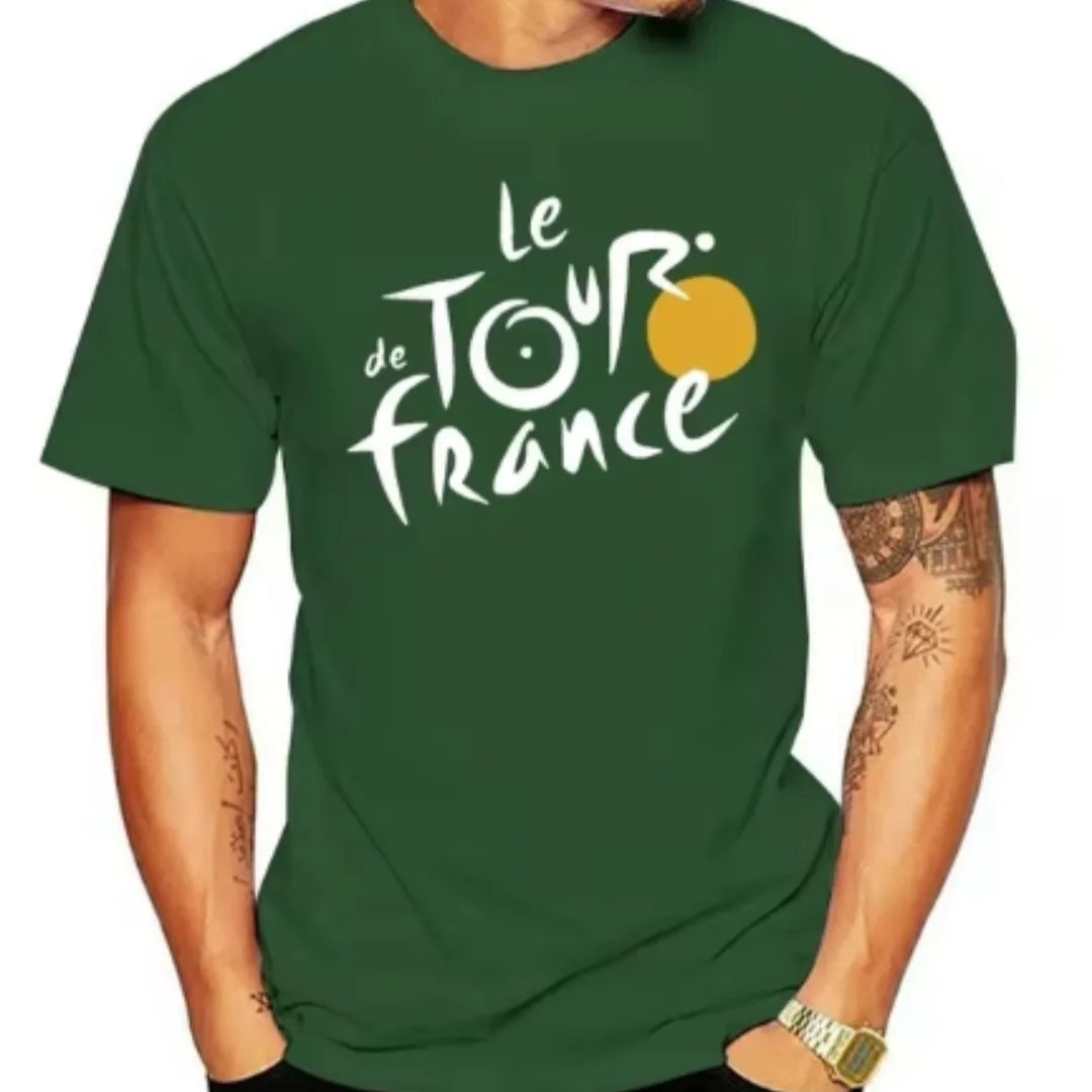 Men Short Sleeve Tshirt 3D Printing Tour De France Cycling Unisex Tee Summer Street Quick Dry Breathable Loose O-neck Sports Top