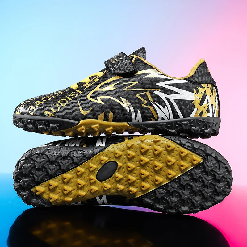 New Men Kids Soccer Shoes Non-Slip Football Boots Ultralight Cleats Match Grass Boys Professional Training Shoes Drop Shipping
