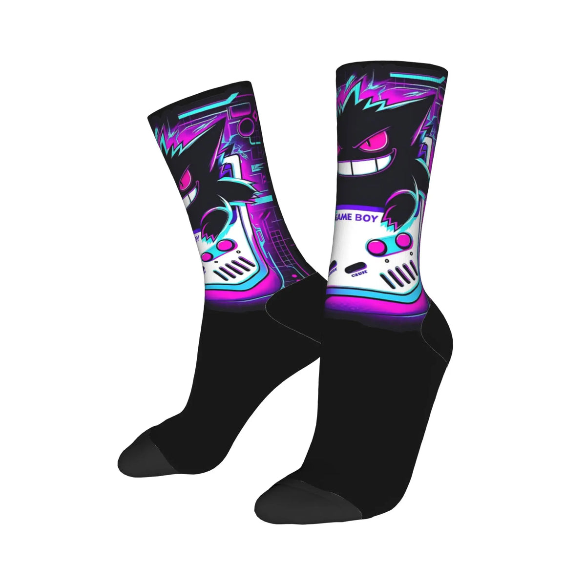 Happy Funny Male Men Socks Harajuku P-Pokemons Bulbasaur Sock Skateboard Women's Stockings Spring Summer Autumn Winter