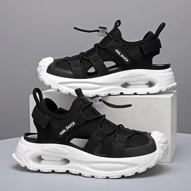 2026 Boys Girls Sports Sandals Summer Kids Closed Toe Outdoor Sandals Athletic Water Shoes Sandals Child Pool Beach Sandals