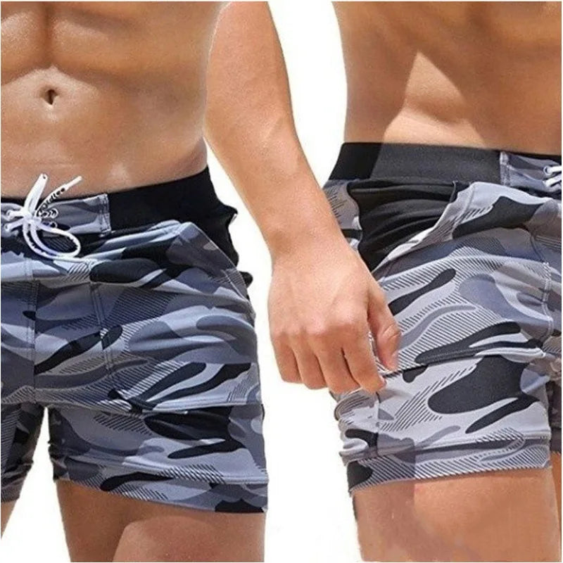 Swim Trunks Swim Shorts for Men Quick Dry Board Shorts Bathing Suit Breathable Drawstring With Pockets for Surfing Beach Summer