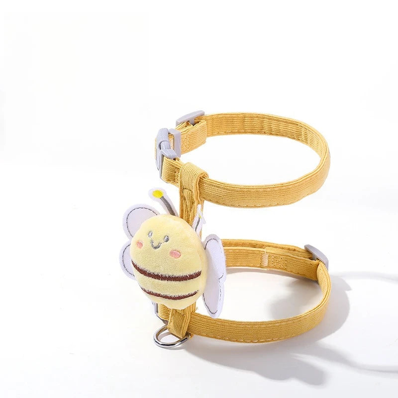 Cat Harness and Leash Sets Adjustable Dog Harness for Small Dogs Breashable Pet Harness Out Walking Dog Kitten Accessories