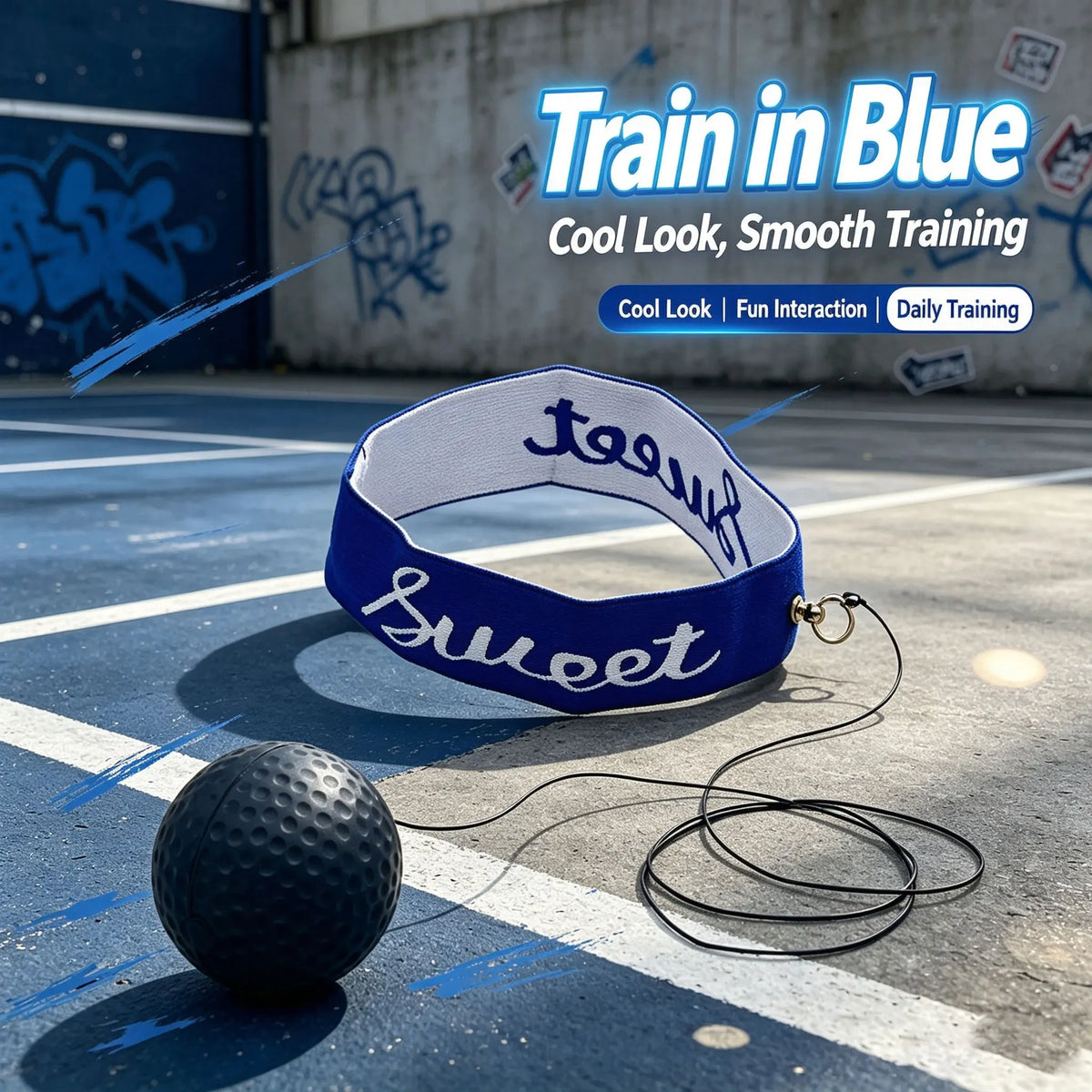 Flexible speed training, reaction ball, boxing headband, stable punching equipment, home fitness, daily exercise equipment