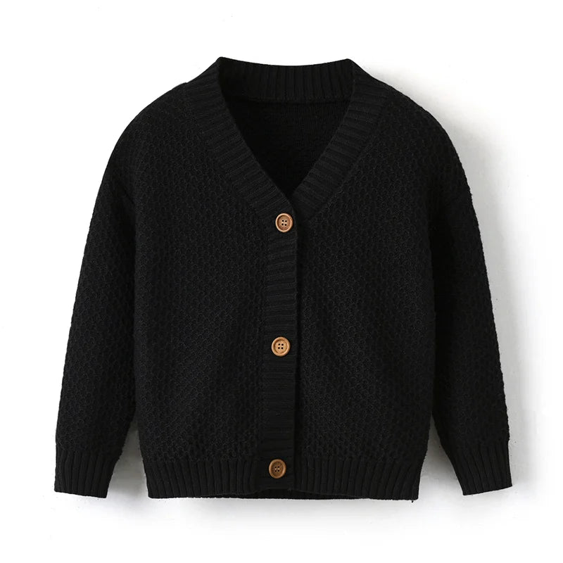 Kids Sweaters Childre Knitted Clothes Boys Girls Wool Knit Under Tops+Cardigan Baby Pants Brother Sister Mathcing Clothes