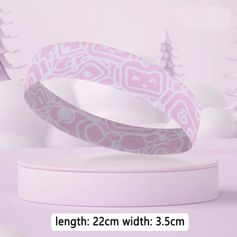 Kids Sport Headband Breathable Sweat Absorbing Non Slip Tennis Football Hairband Boys Girls Basketball Quick Dry Sweatband