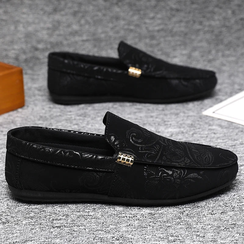 ELUVA Mens Loafers Breathable Comfortable Walking Shoes Non Slip Lightweight Casual Sneakers for Men Summer Outdoor Travel