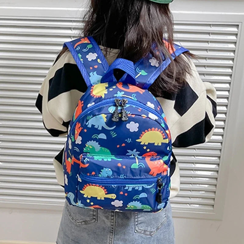 Children Backpack Cartoon Dinosaur Unicorn Pattern Baby Cute Kindergarten Schoolbag Waterproof Kids Bags Boys Girls Backpacks
