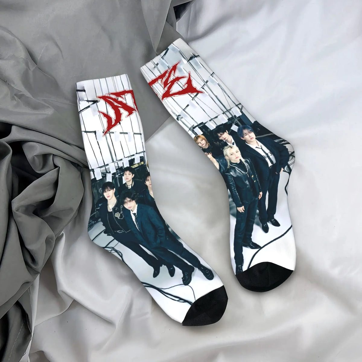 Stockings for Kids  Design Gothic Socks Autumn Socks KPOP S-Strays Band Hyunjin  Felix Bang Chan Men Outdoor Quality Socks