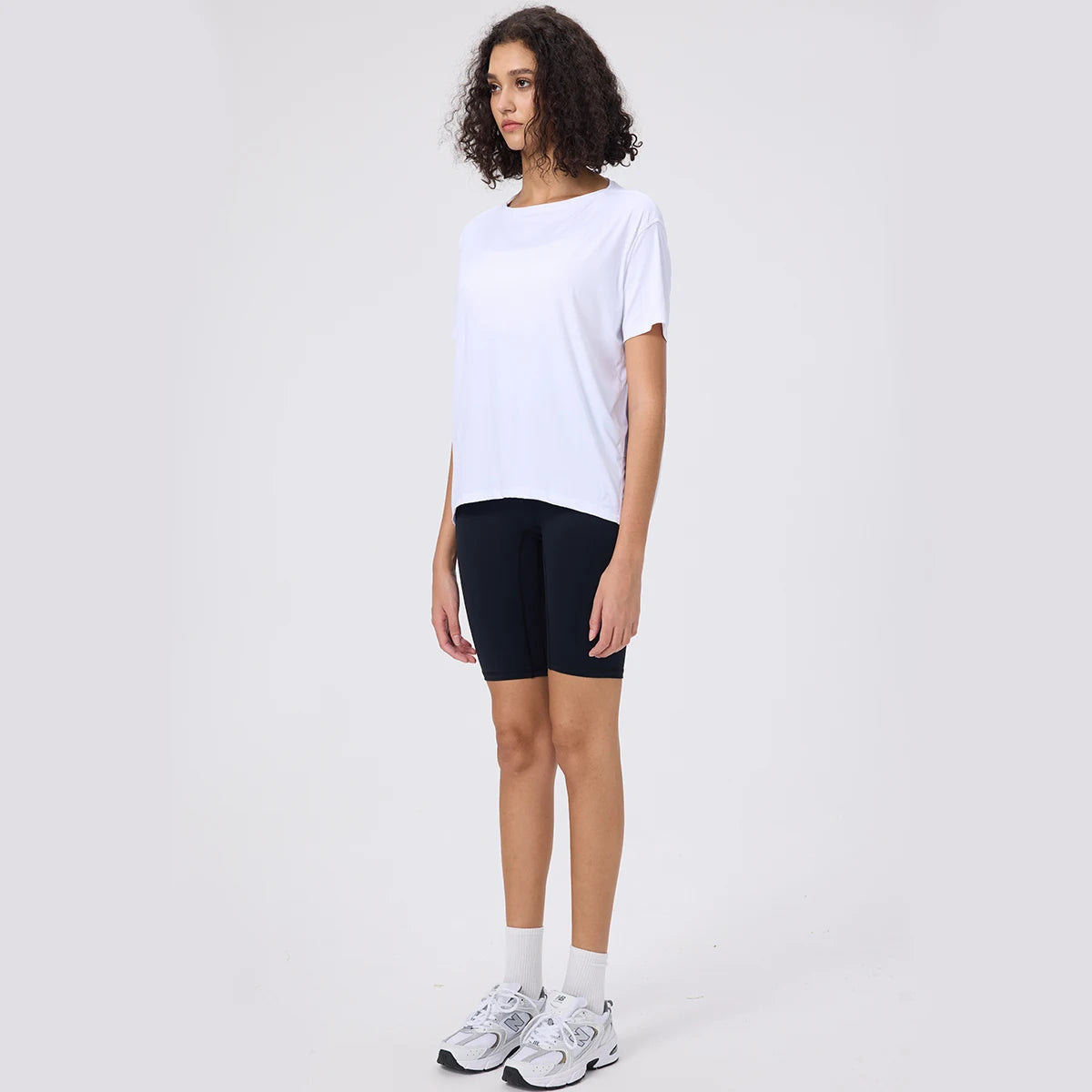 Woman Summer Sportswear Yoga T-shirt Suit for Fitness Sports Top Activewear Quick Drying Running Sleeve Tee Gym Pilates Clothes