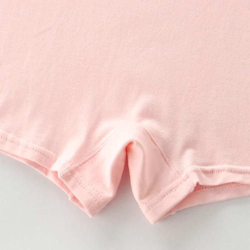 Kids Girls Panties Soft Cotton Breathable Safety Pants Solid Color Underpants Fashion Four Seasons Leggings For 2-13 Years