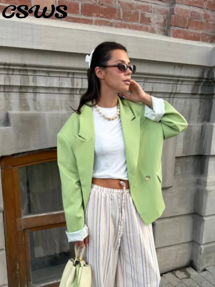 Elegant Solid Women's Blazer Skirts Suit Full Sleeve Lapel Belt Coat Slim Long Skirt Lady Set 2026 Autumn Office Green Set Lady