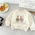 6m-6y Kids Clothes Autumn Long Sleeve Tops Sweatshirts Korean Style Fashion Simple Versatile Children's Hoodies Crewneck Loose