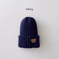 Embroidery Kids Girls Boys Beanies Caps Warm Soft Casual Autumn Winter Solid Color Baby Knitted Hats Cute Bear Hats for Children