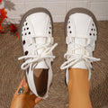 Women Sneakers Retro Luxury Brand Woman Flat Sandals Summer Hollow Designer Flat Shoes Casual Soft Bottom Platform Sneakers