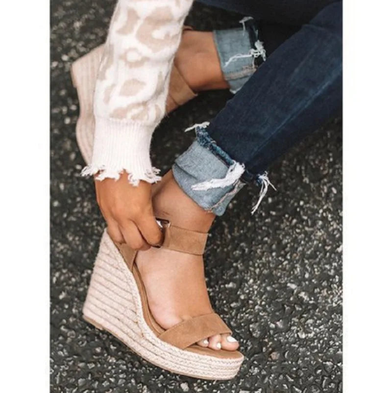 Women's Sandals Fashion Casual Wedge Sandal Outdoor Comfort Sport Sandal Designer Platform Sandals for Women High Heel Sandalias
