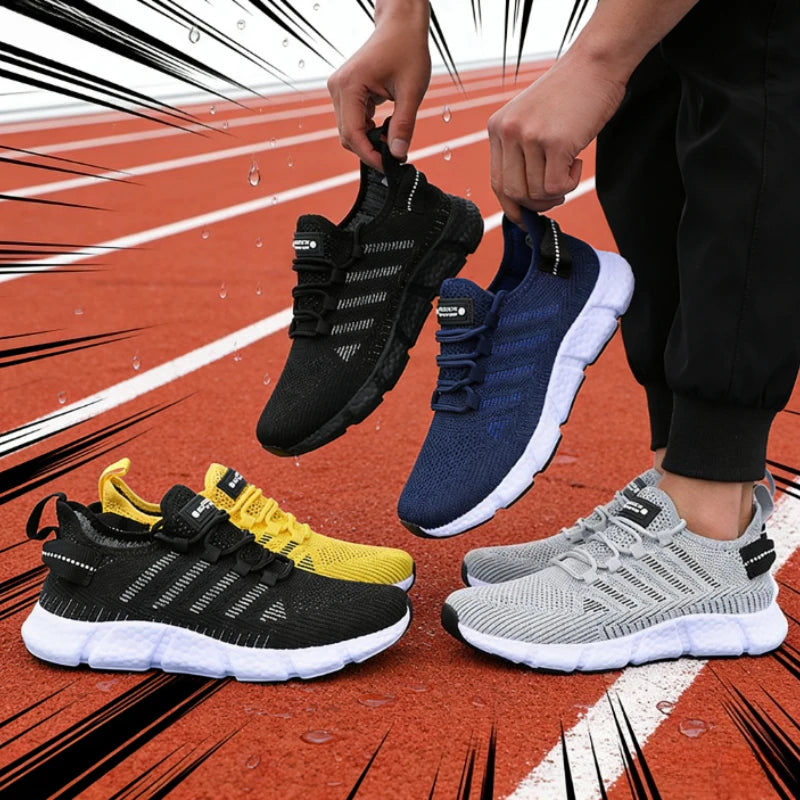 Men's Lightweight Running Shoes Minimalist Sporty Breathable Walking Sneakers  Athletic Jogging Tenis Outdoor Fitness Man Shoes