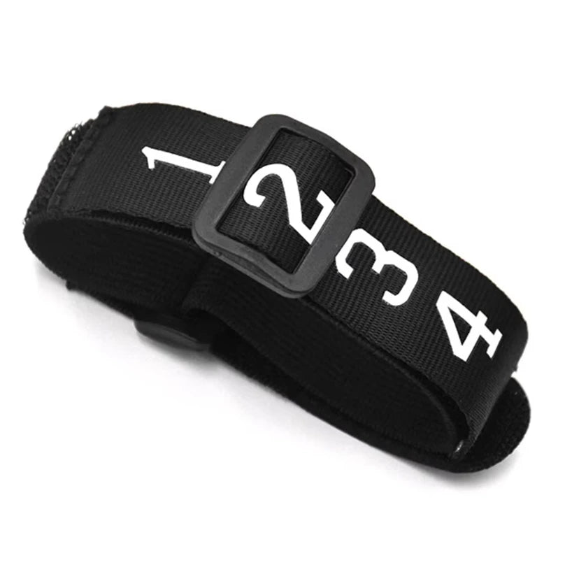 Football Referee Gear Football Referee Marking Equipment Football Numbered Wrist Down Indicator Sports Match Scoring Supplies