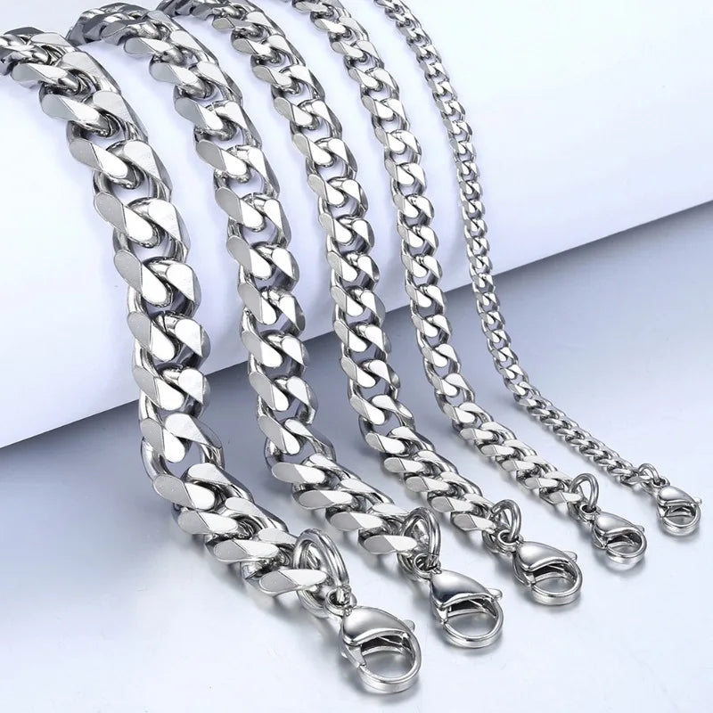 Trendy Chain Bracelet for Men Classic Stainless Steel Jewelry Gift for Men And Women